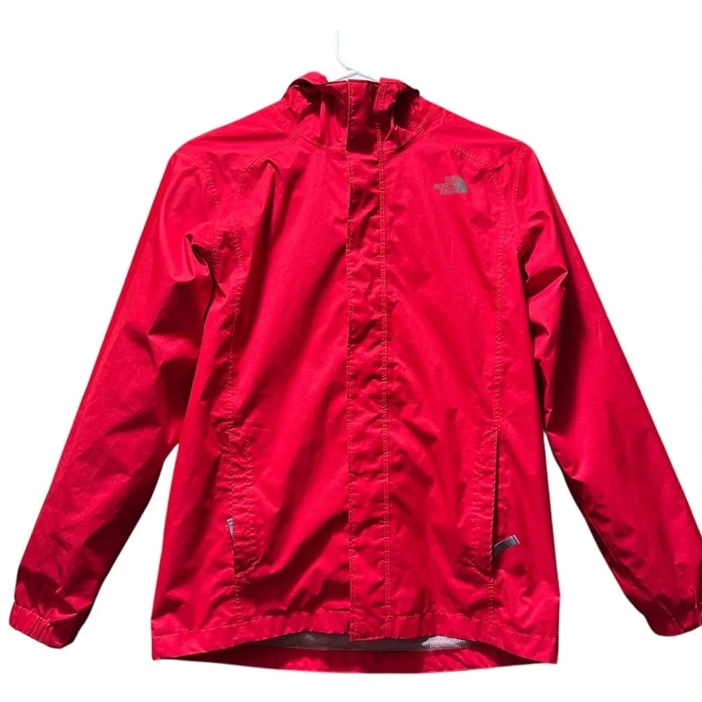 EUC Kids North Face Red Windbreaker Jacket